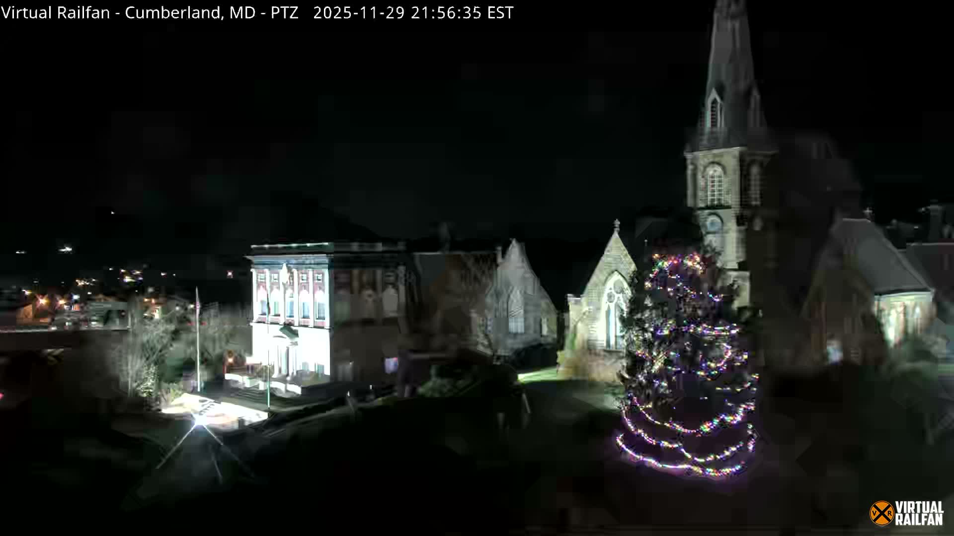 Cumberland City & , Cumberland Western Maryland Railway Station Live Cam - Cumberland, Allegany, Maryland, USA 