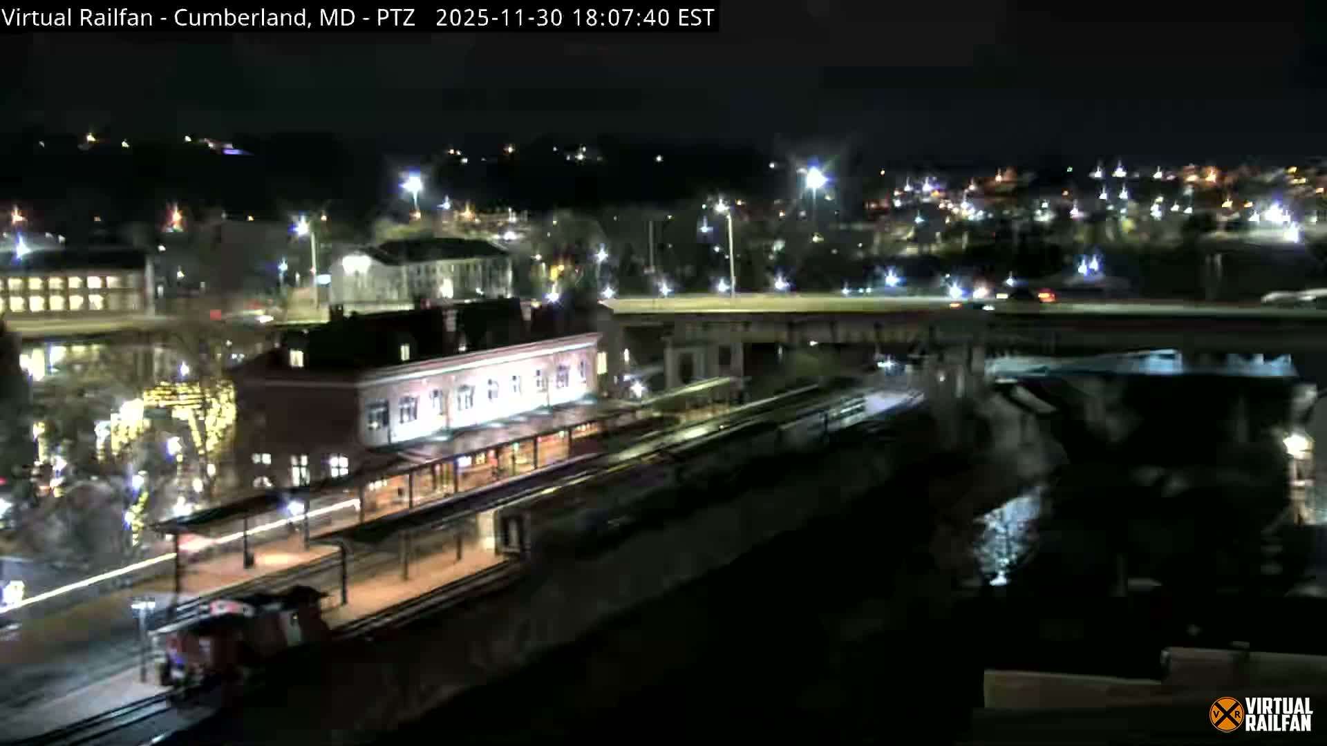 Cumberland City & , Cumberland Western Maryland Railway Station Live Cam - Cumberland, Allegany, Maryland, USA 