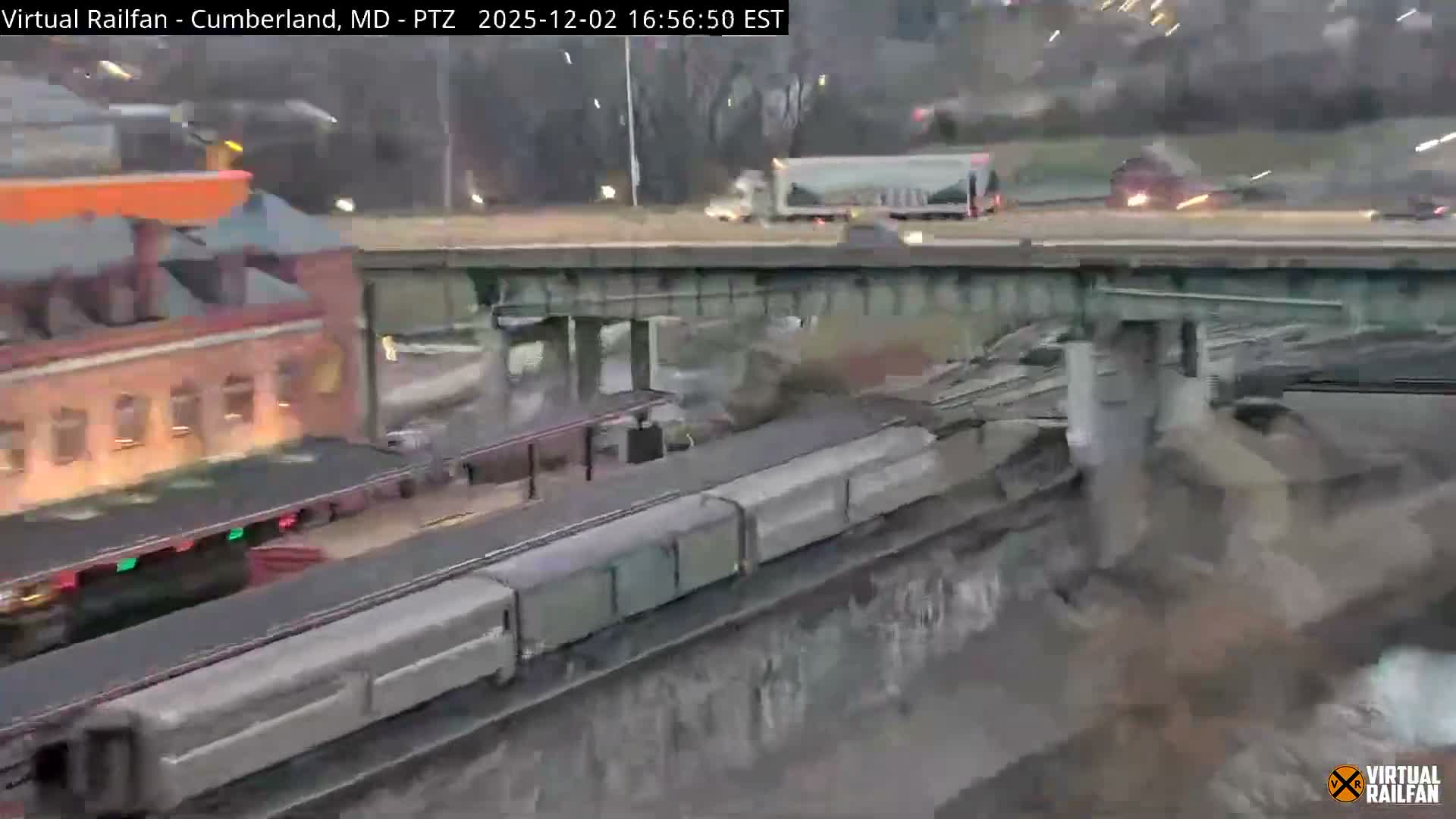 Cumberland City & , Cumberland Western Maryland Railway Station Live Cam - Cumberland, Allegany, Maryland, USA 