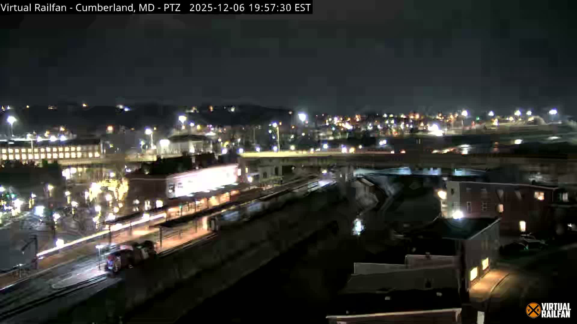 Cumberland City & , Cumberland Western Maryland Railway Station Live Cam - Cumberland, Allegany, Maryland, USA 