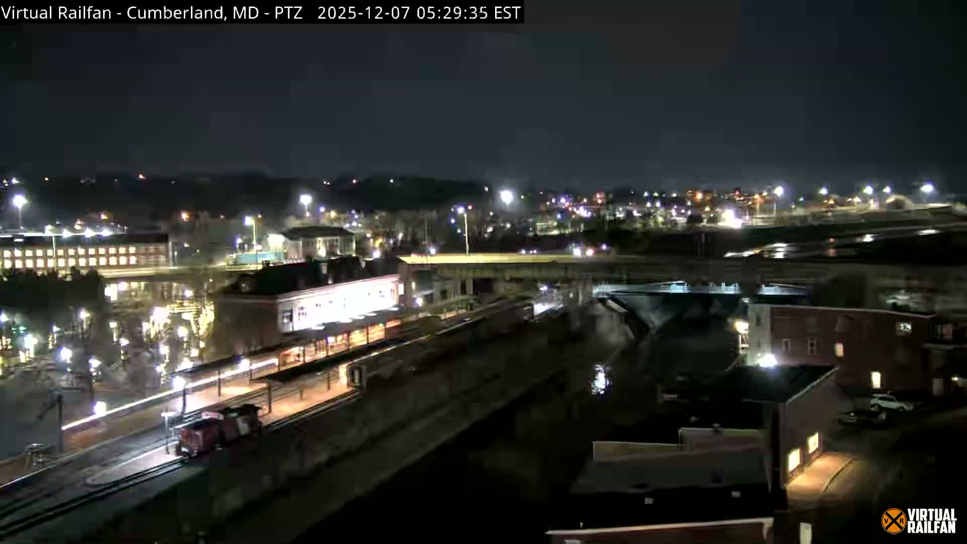 Cumberland City & , Cumberland Western Maryland Railway Station Live Cam - Cumberland, Allegany, Maryland, USA 