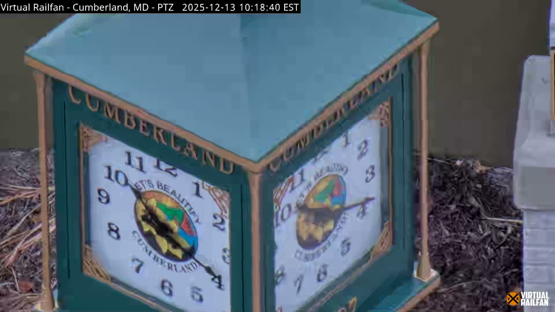 Cumberland City & , Cumberland Western Maryland Railway Station Live Cam - Cumberland, Allegany, Maryland, USA 