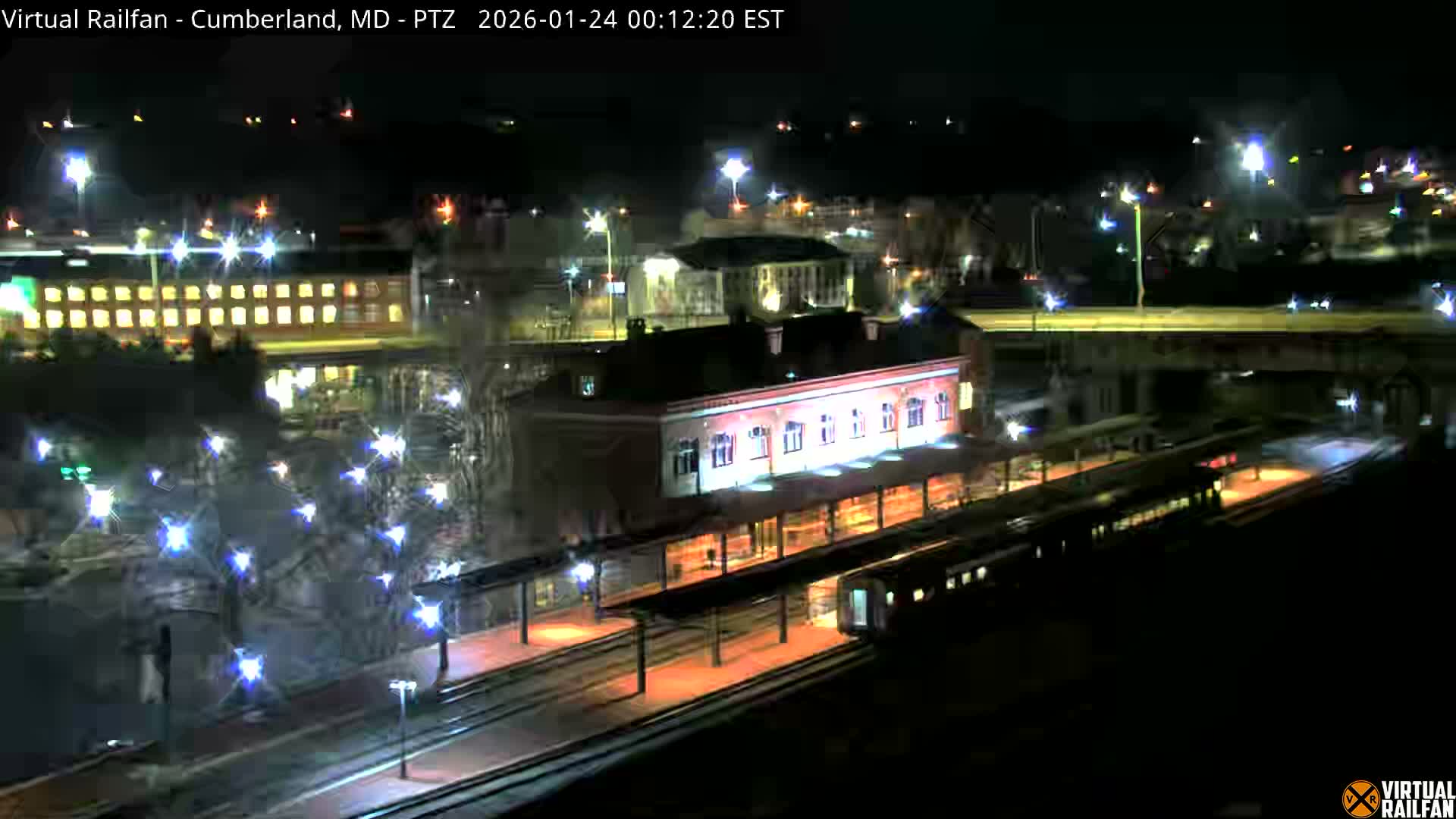 Cumberland City & , Cumberland Western Maryland Railway Station Live Cam - Cumberland, Allegany, Maryland, USA 