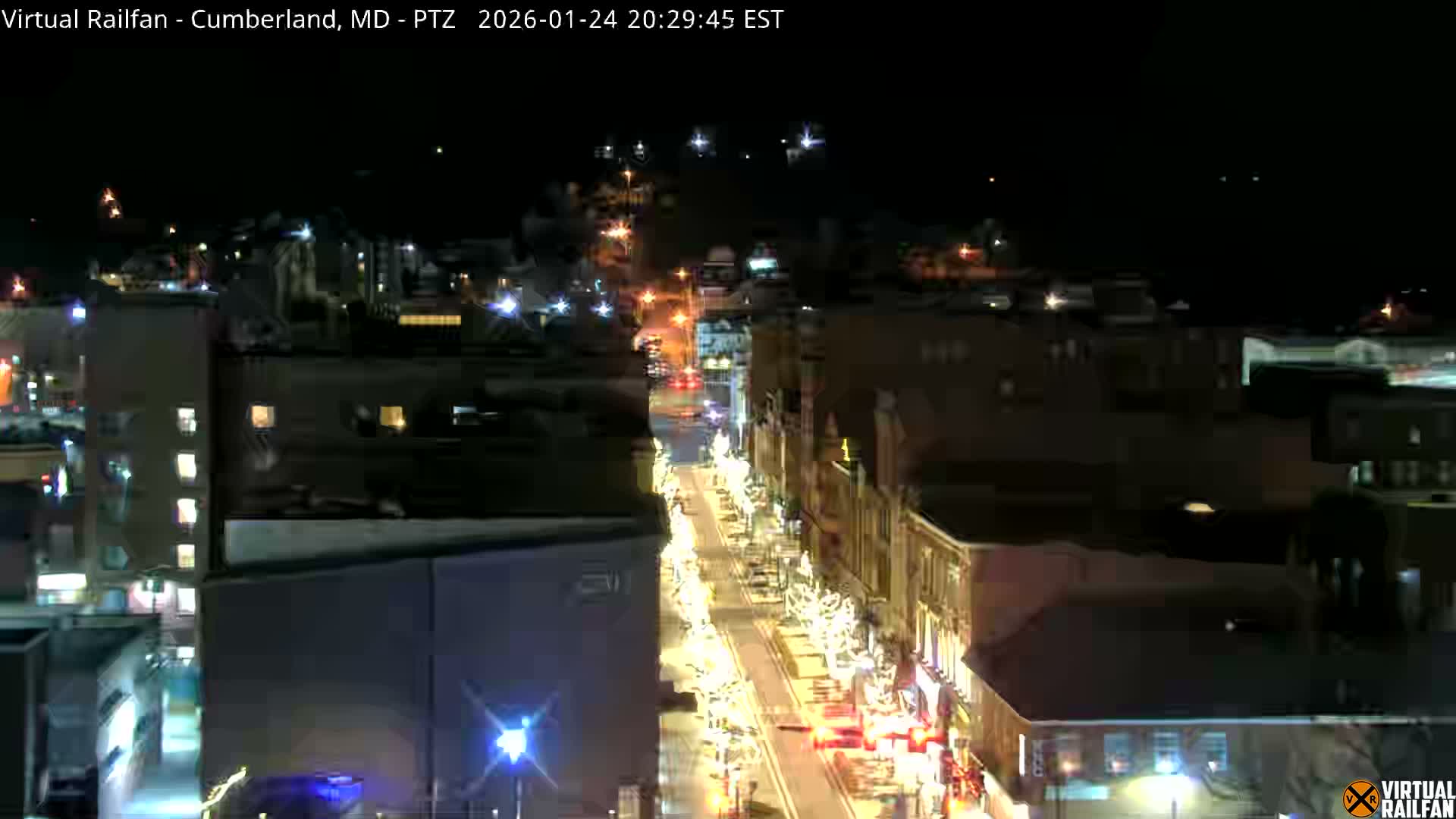 Cumberland City & , Cumberland Western Maryland Railway Station Live Cam - Cumberland, Allegany, Maryland, USA 