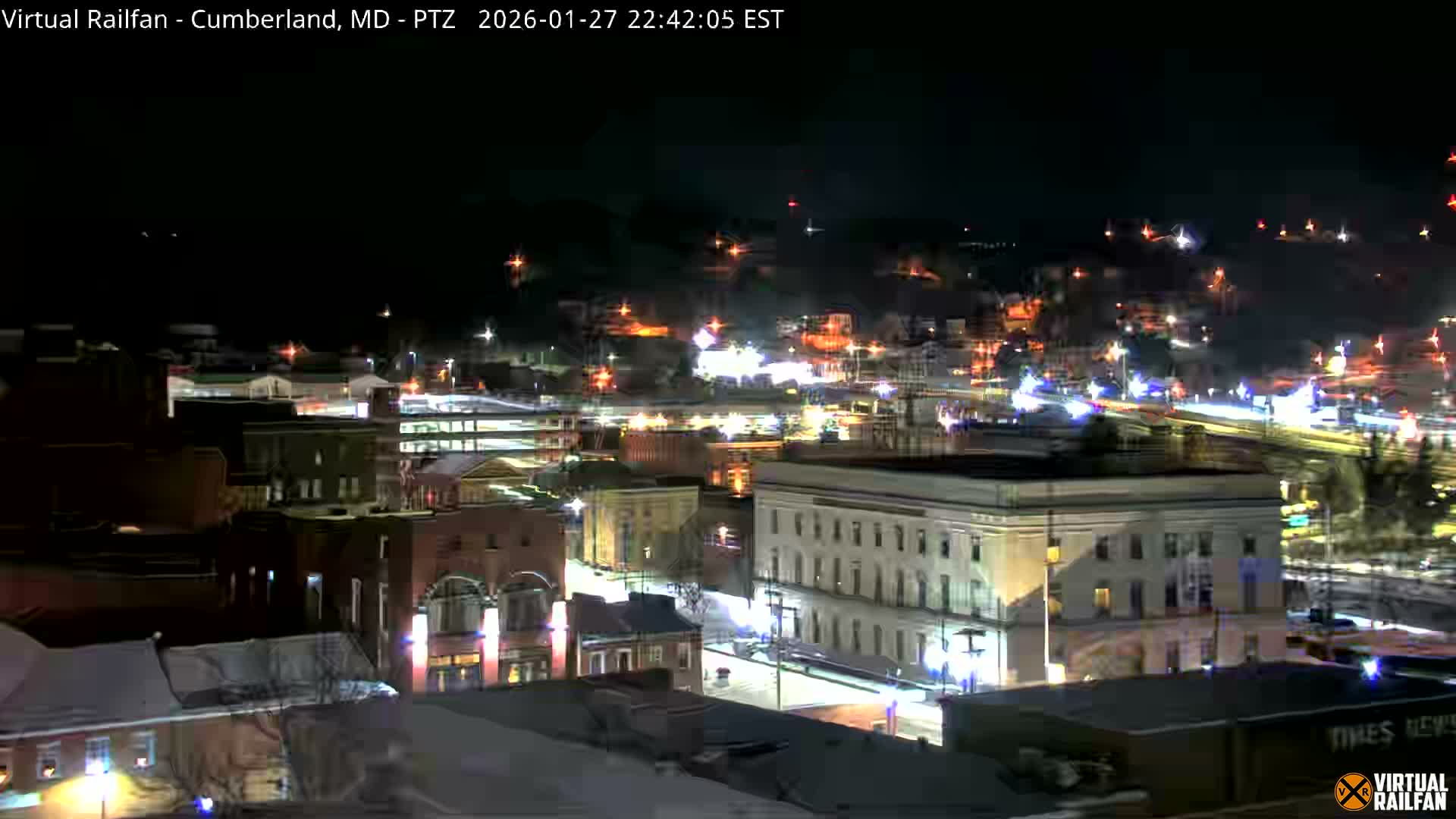 Cumberland City & , Cumberland Western Maryland Railway Station Live Cam - Cumberland, Allegany, Maryland, USA 
