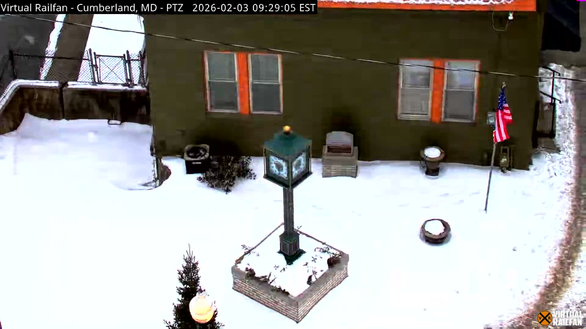 Cumberland City & , Cumberland Western Maryland Railway Station Live Cam - Cumberland, Allegany, Maryland, USA 
