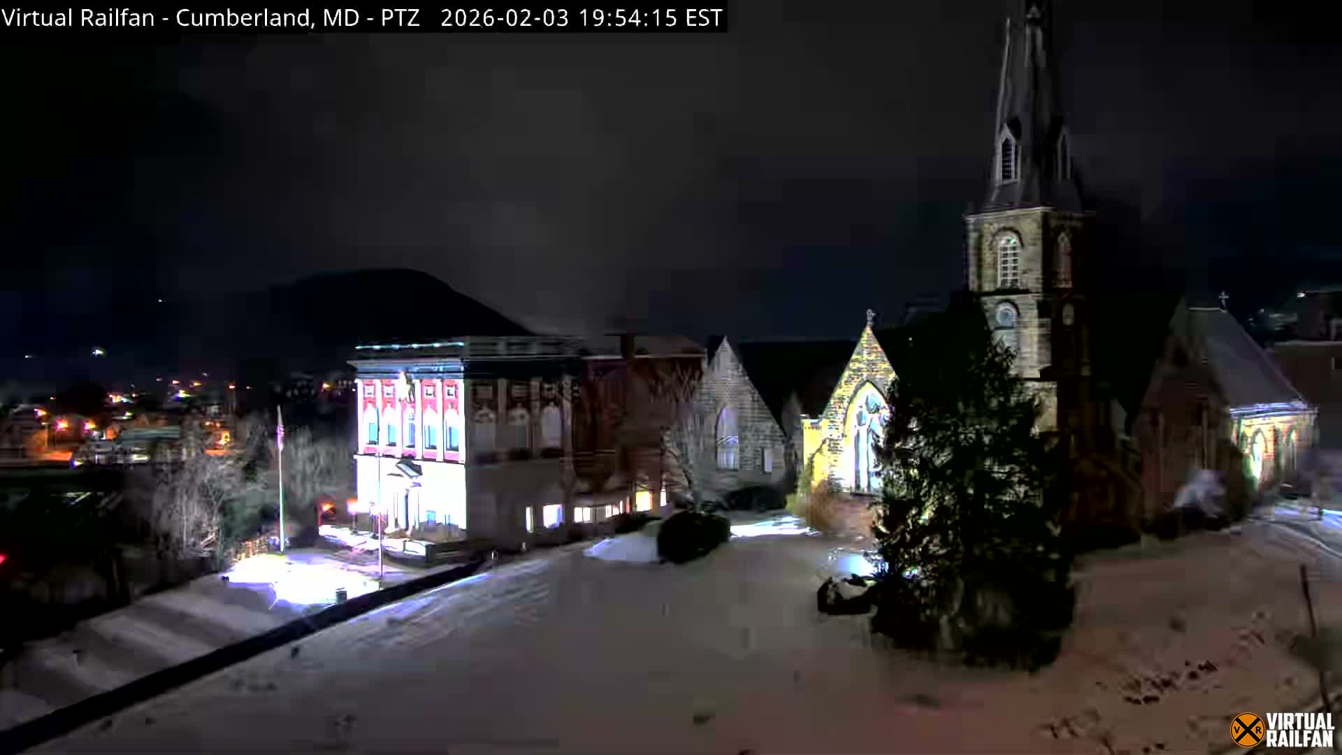 Cumberland City & , Cumberland Western Maryland Railway Station Live Cam - Cumberland, Allegany, Maryland, USA 