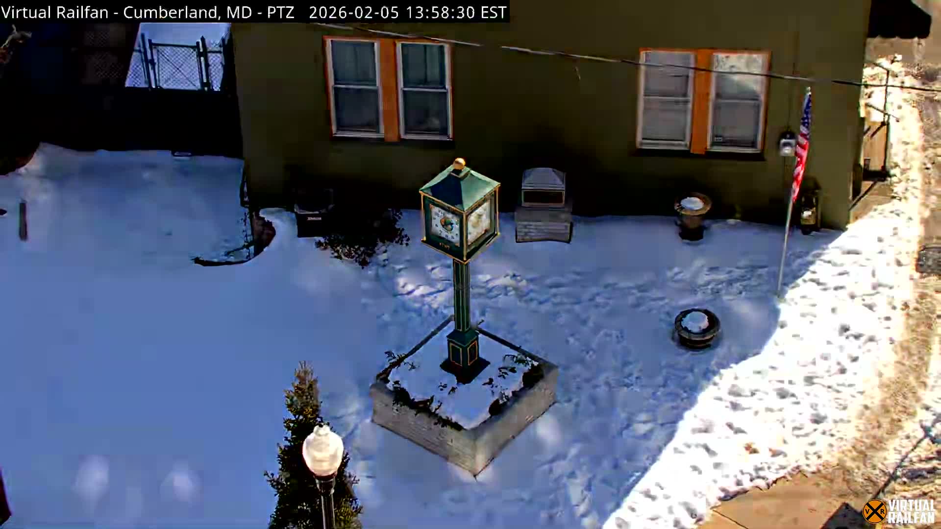 Cumberland City & , Cumberland Western Maryland Railway Station Live Cam - Cumberland, Allegany, Maryland, USA 