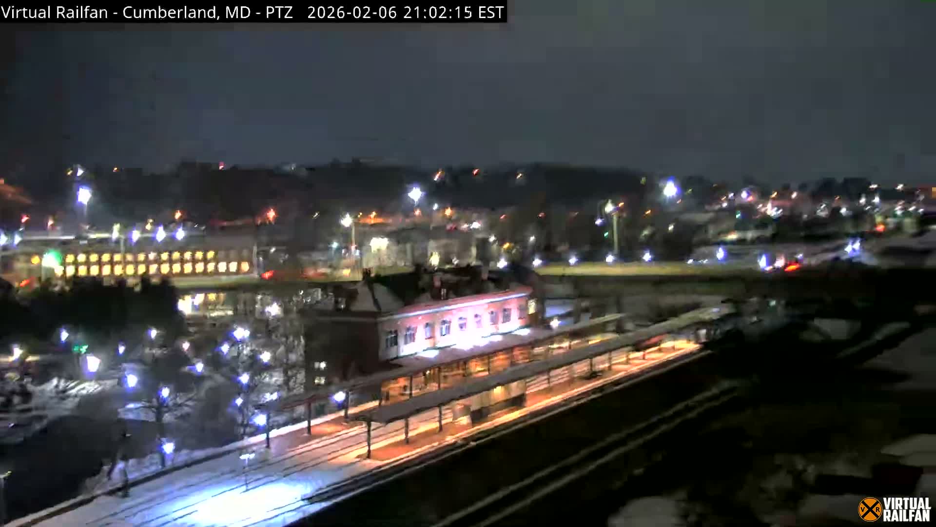 Cumberland City & , Cumberland Western Maryland Railway Station Live Cam - Cumberland, Allegany, Maryland, USA 