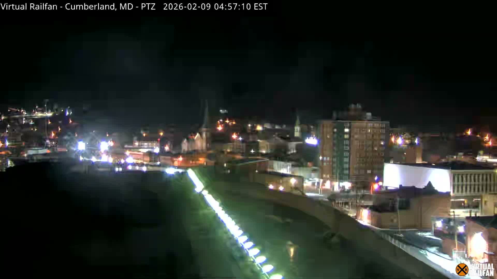 Cumberland City & , Cumberland Western Maryland Railway Station Live Cam - Cumberland, Allegany, Maryland, USA 