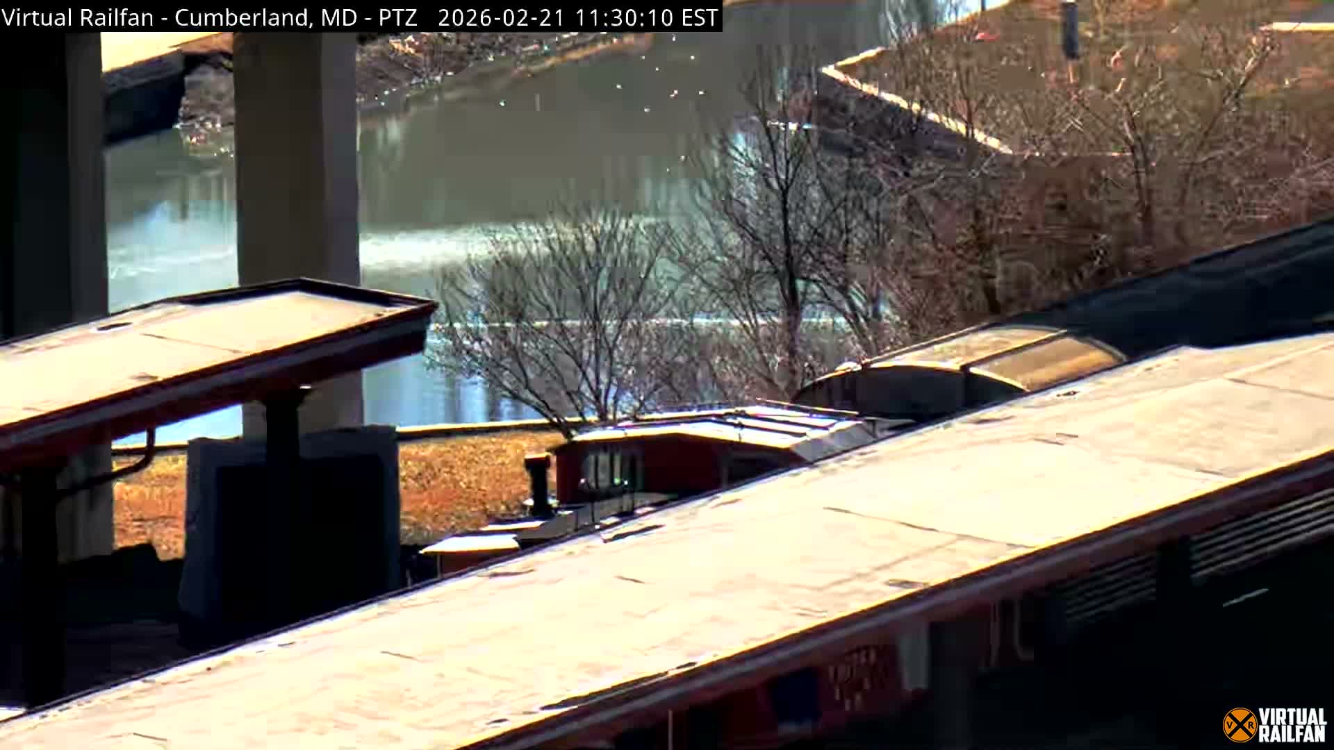 Cumberland City & , Cumberland Western Maryland Railway Station Live Cam - Cumberland, Allegany, Maryland, USA 