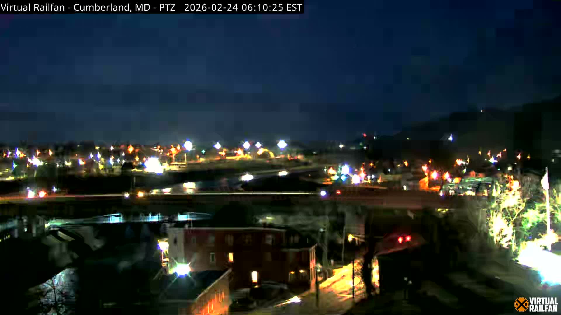 Cumberland City & , Cumberland Western Maryland Railway Station Live Cam - Cumberland, Allegany, Maryland, USA 