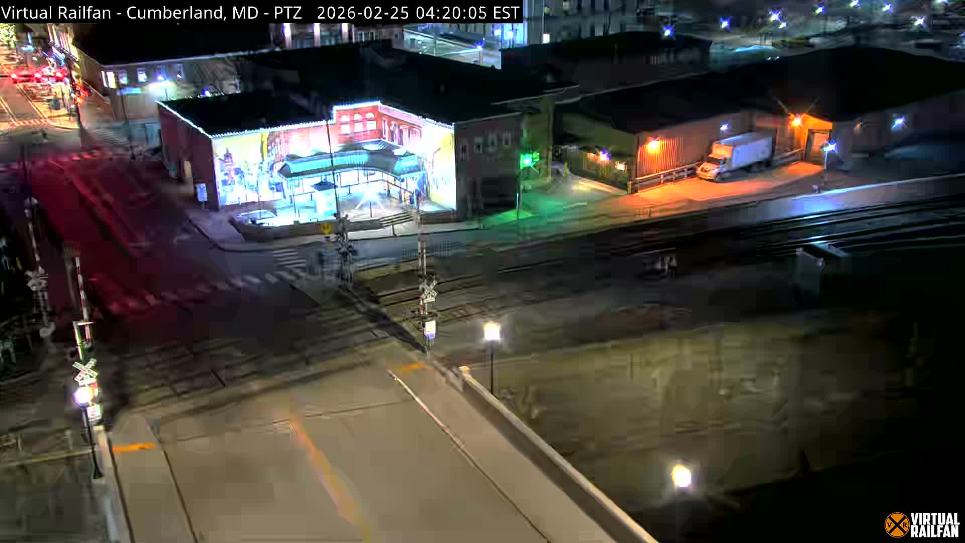 Cumberland City & , Cumberland Western Maryland Railway Station Live Cam - Cumberland, Allegany, Maryland, USA 