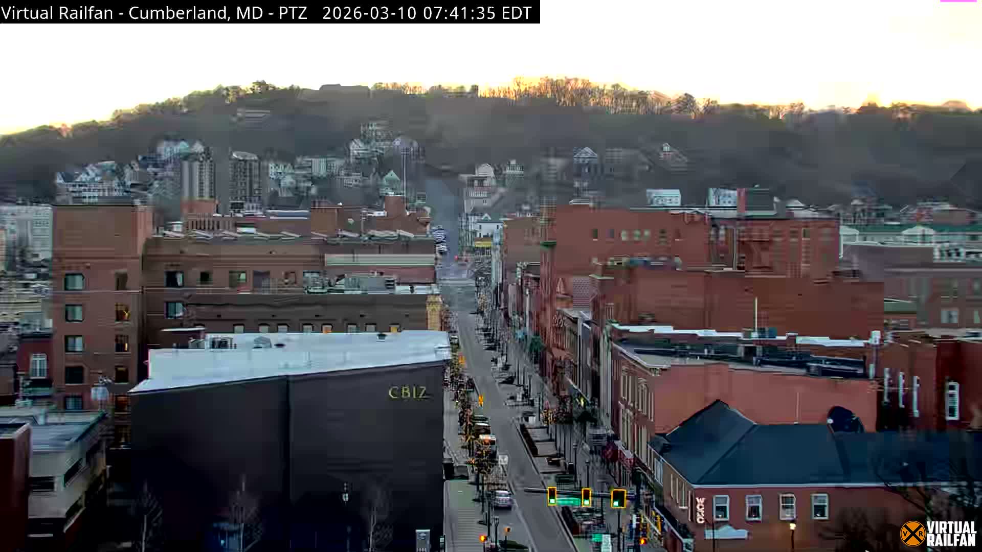 Cumberland City & , Cumberland Western Maryland Railway Station Live Cam - Cumberland, Allegany, Maryland, USA 