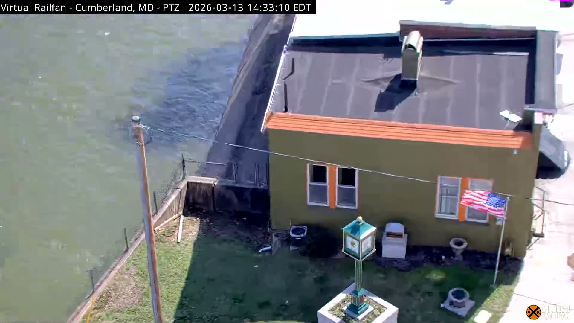 Cumberland City & , Cumberland Western Maryland Railway Station Live Cam - Cumberland, Allegany, Maryland, USA 