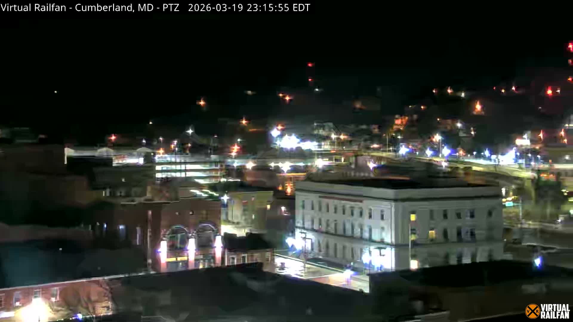Cumberland City & , Cumberland Western Maryland Railway Station Live Cam - Cumberland, Allegany, Maryland, USA 