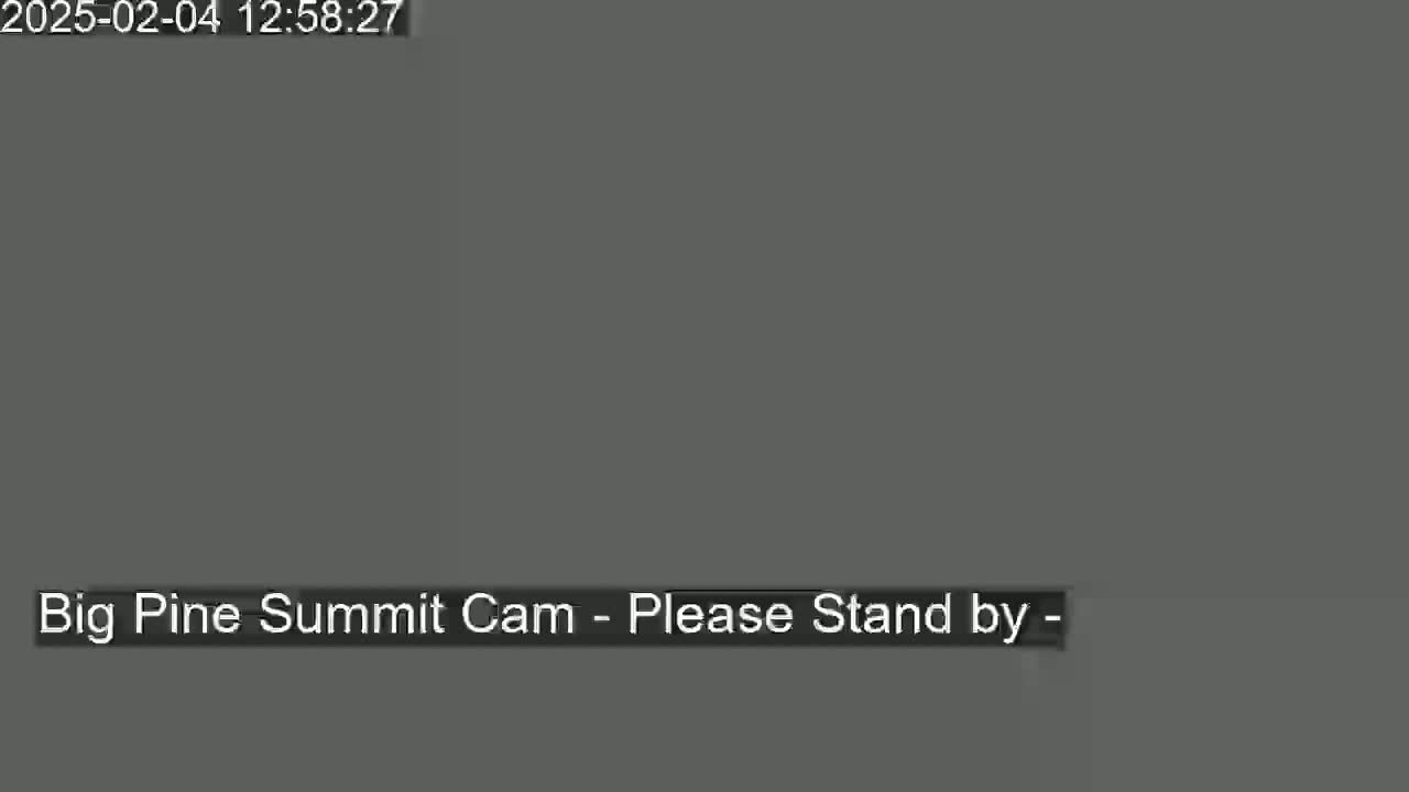 The image shows a solid dark gray screen with the message "Please Stand by" at the bottom.