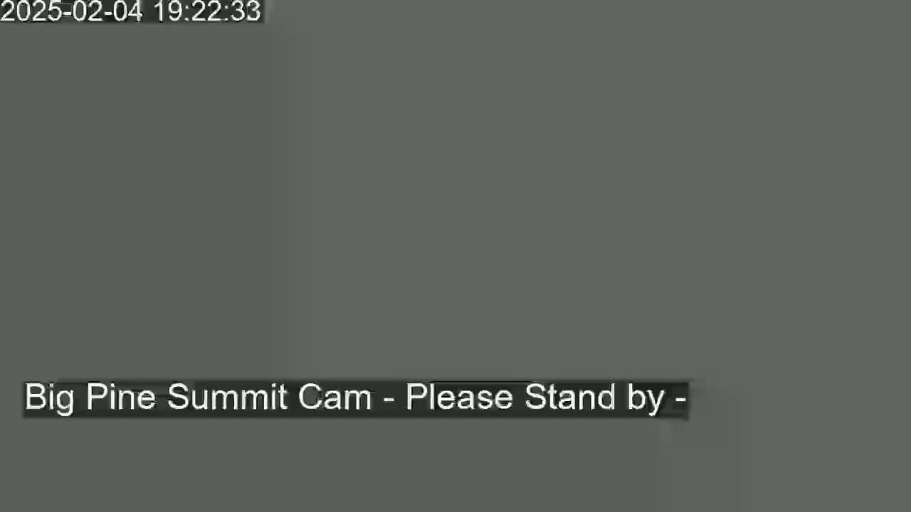 The image shows a dark gray screen with a message indicating a camera feed is unavailable.