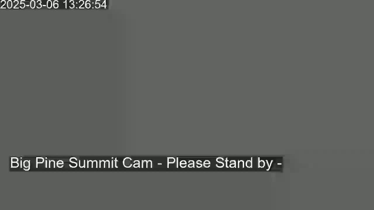 The image shows a dark gray screen with the message "Please Stand by" displayed at the bottom.