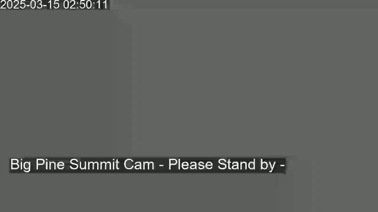 The image shows a solid gray screen with a message indicating that the camera feed is unavailable.