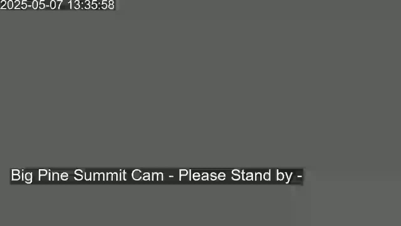 A dark gray screen displays a message indicating that the camera feed is unavailable.