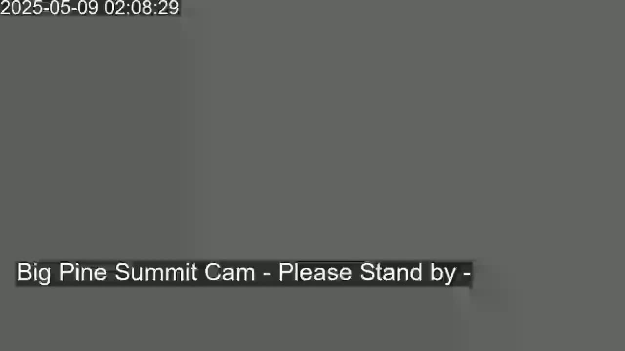 A solid, dark gray screen displays a message indicating a camera is offline.