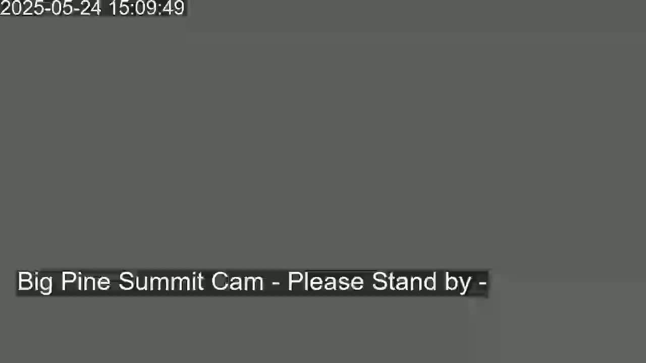 The image shows a dark gray screen with a message indicating that a camera feed is unavailable.