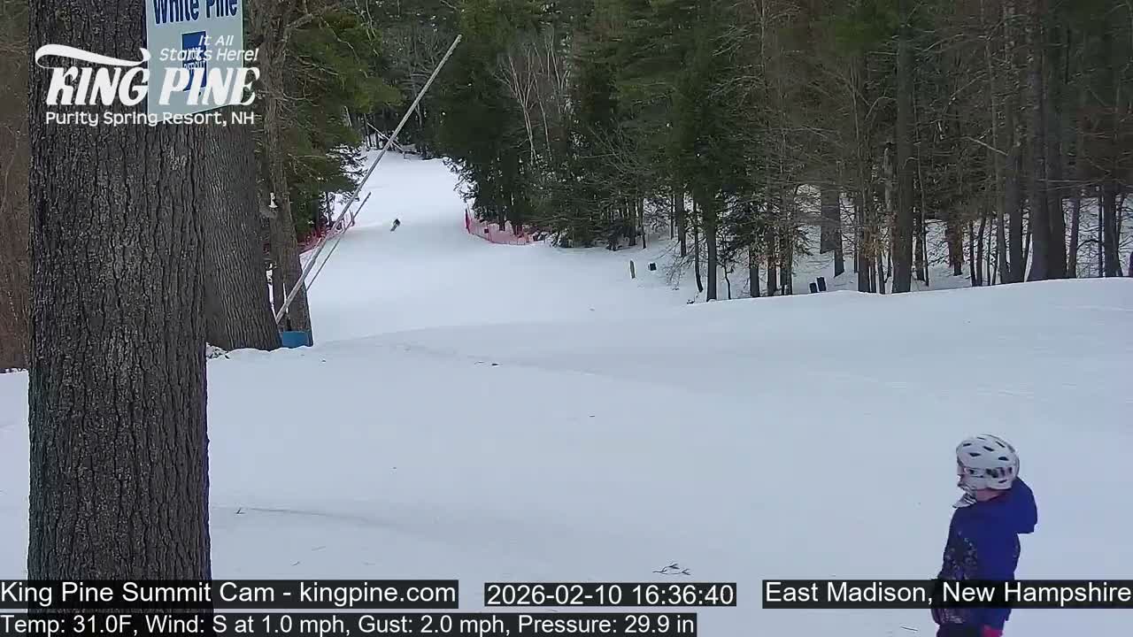 King Pine Summit Ski Area Live Cam -  Madison,  New Hampshire, USA