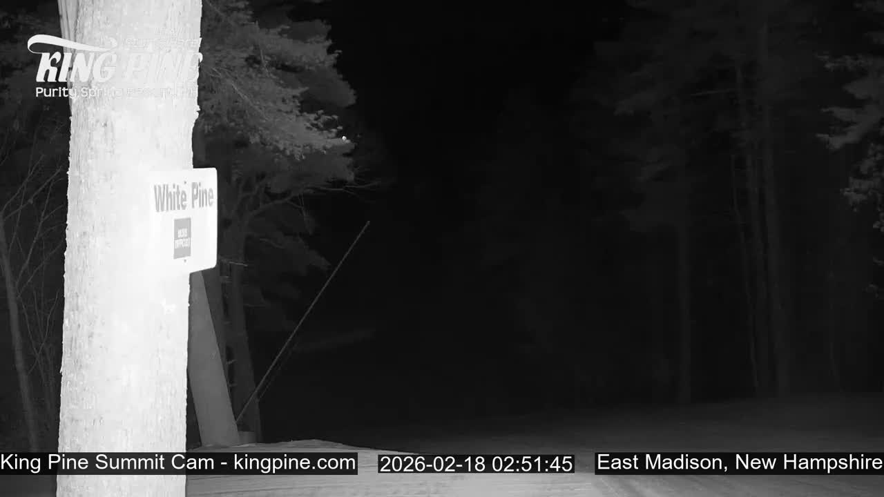 King Pine Summit Ski Area Live Cam -  Madison,  New Hampshire, USA