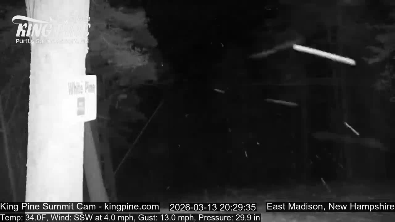 King Pine Summit Ski Area Live Cam -  Madison,  New Hampshire, USA