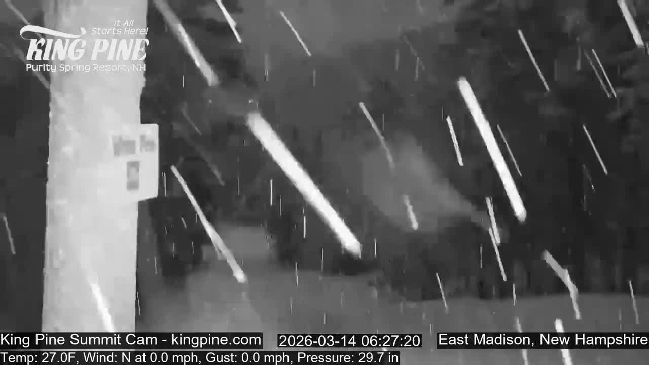 King Pine Summit Ski Area Live Cam -  Madison,  New Hampshire, USA