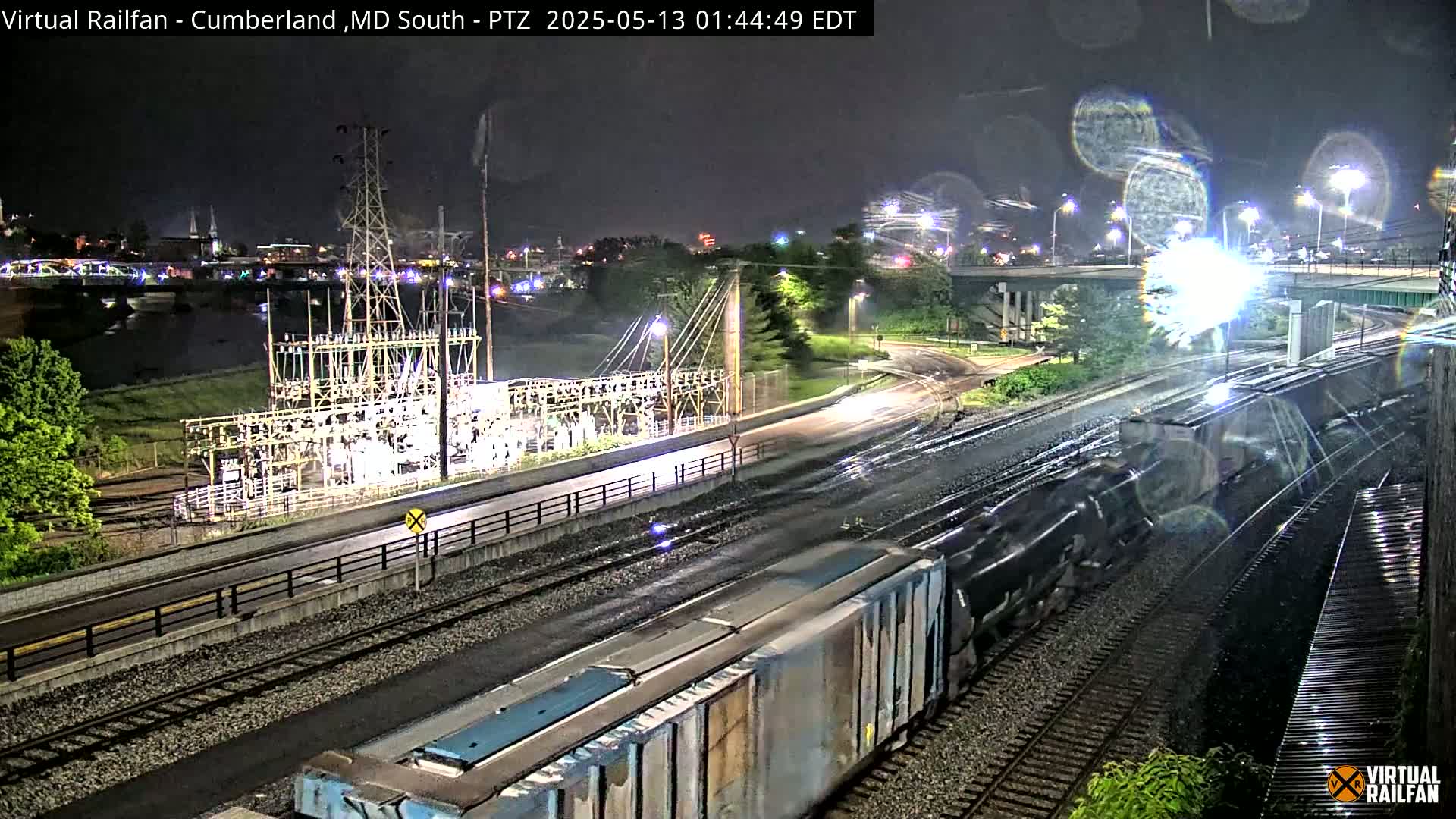 Cumberland City & , Cumberland Train Town  Live Cam - Cumberland, Allegany, Maryland, USA 