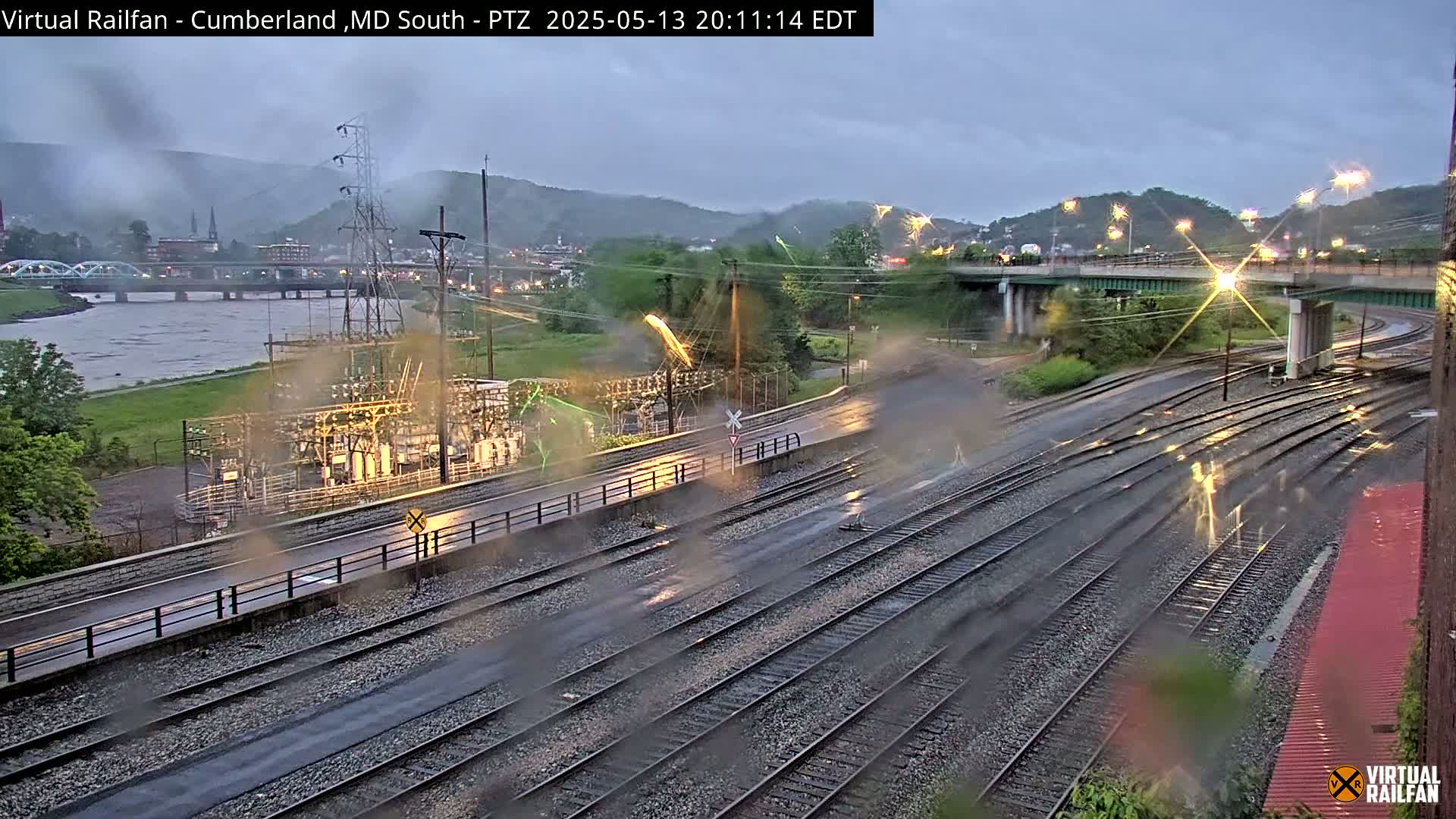 Cumberland City & , Cumberland Train Town  Live Cam - Cumberland, Allegany, Maryland, USA 