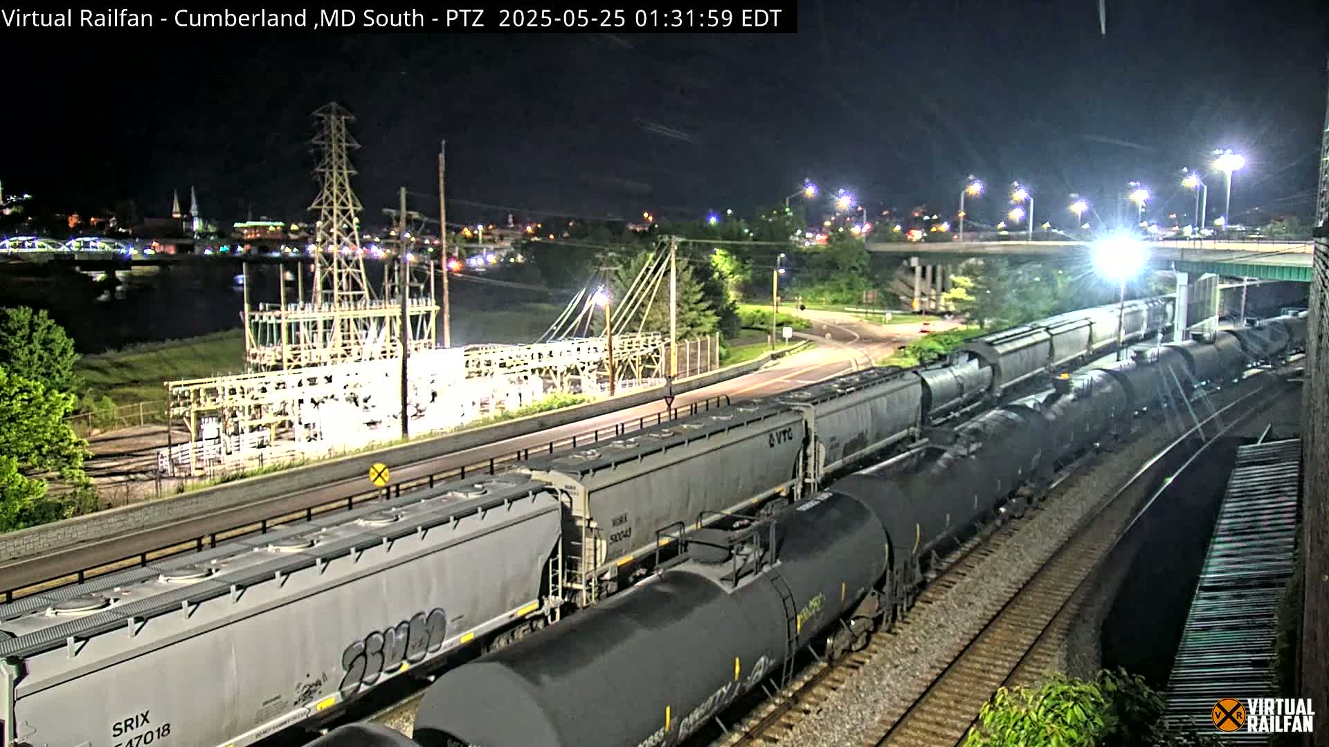 Cumberland City & , Cumberland Train Town  Live Cam - Cumberland, Allegany, Maryland, USA 
