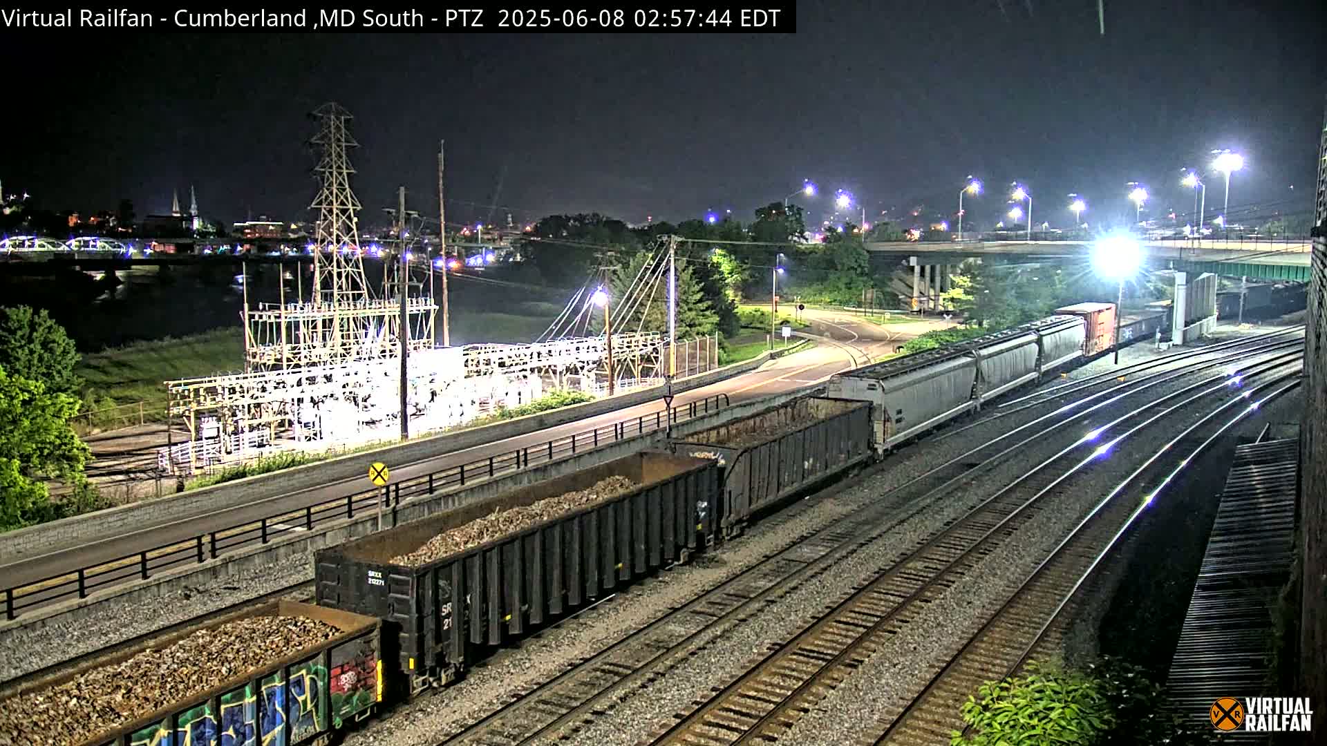Cumberland City & , Cumberland Train Town  Live Cam - Cumberland, Allegany, Maryland, USA 