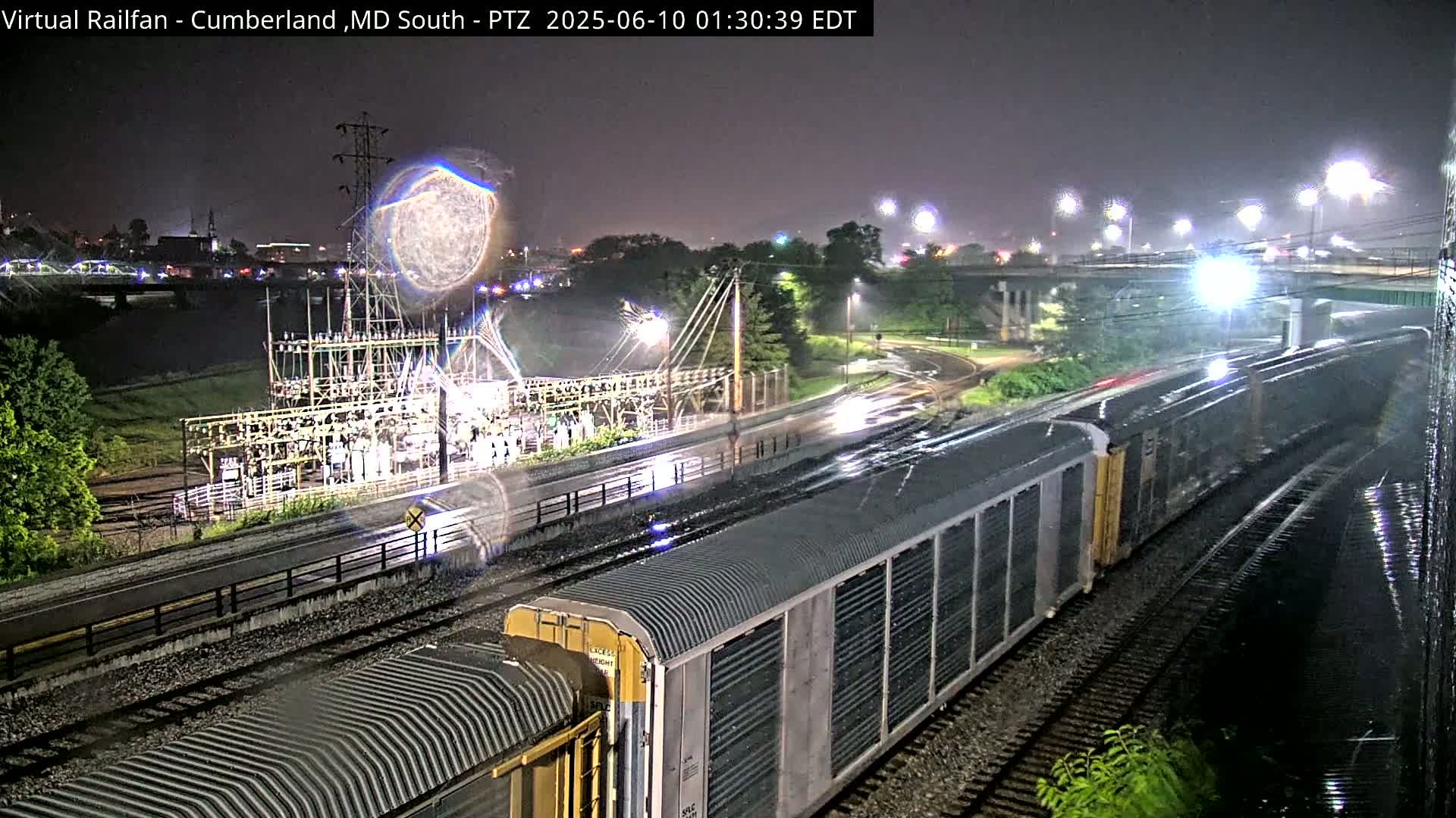 Cumberland City & , Cumberland Train Town  Live Cam - Cumberland, Allegany, Maryland, USA 