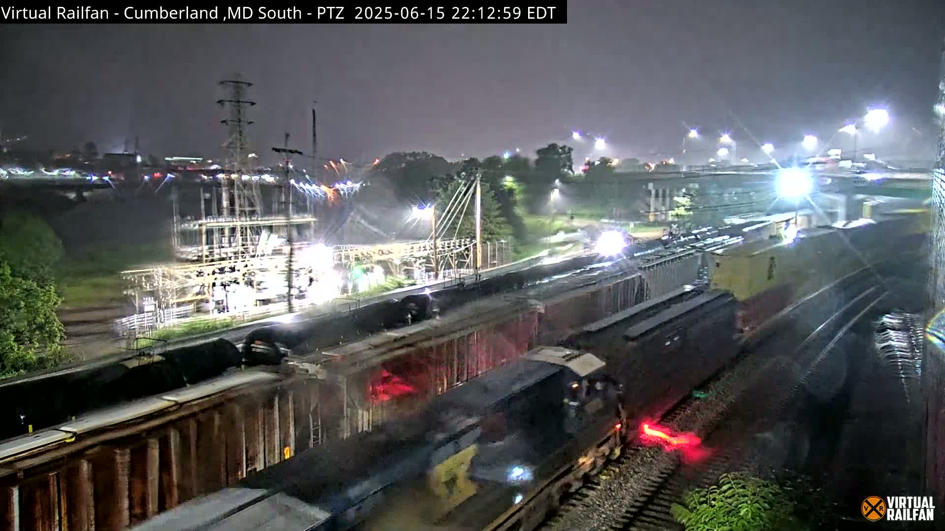 Cumberland City & , Cumberland Train Town  Live Cam - Cumberland, Allegany, Maryland, USA 