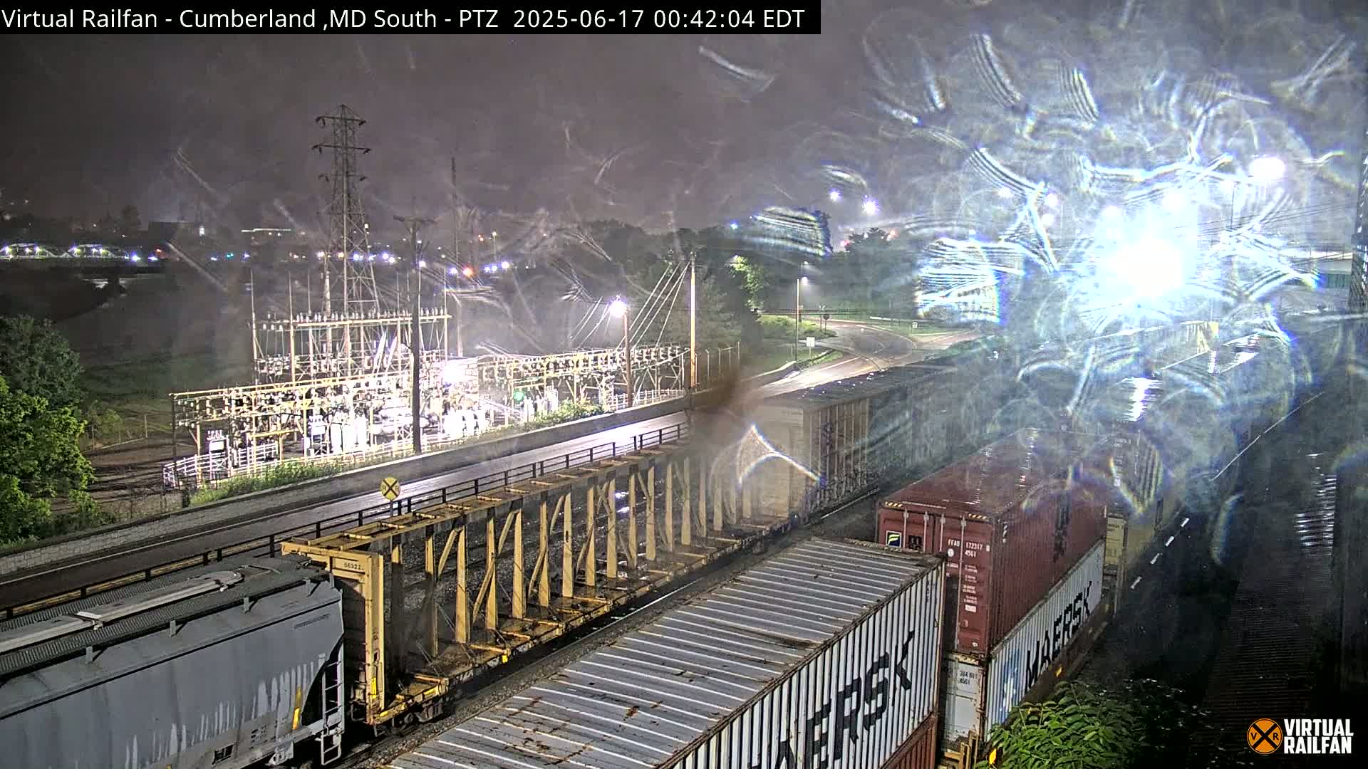 Cumberland City & , Cumberland Train Town  Live Cam - Cumberland, Allegany, Maryland, USA 