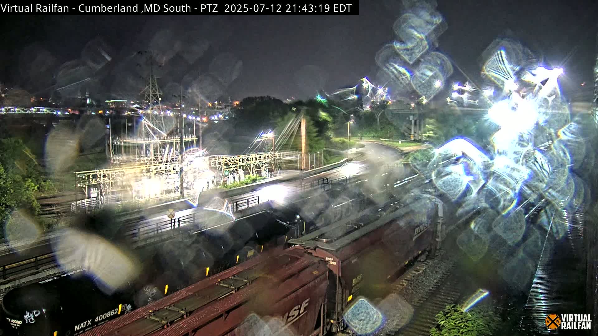 Cumberland City & , Cumberland Train Town  Live Cam - Cumberland, Allegany, Maryland, USA 