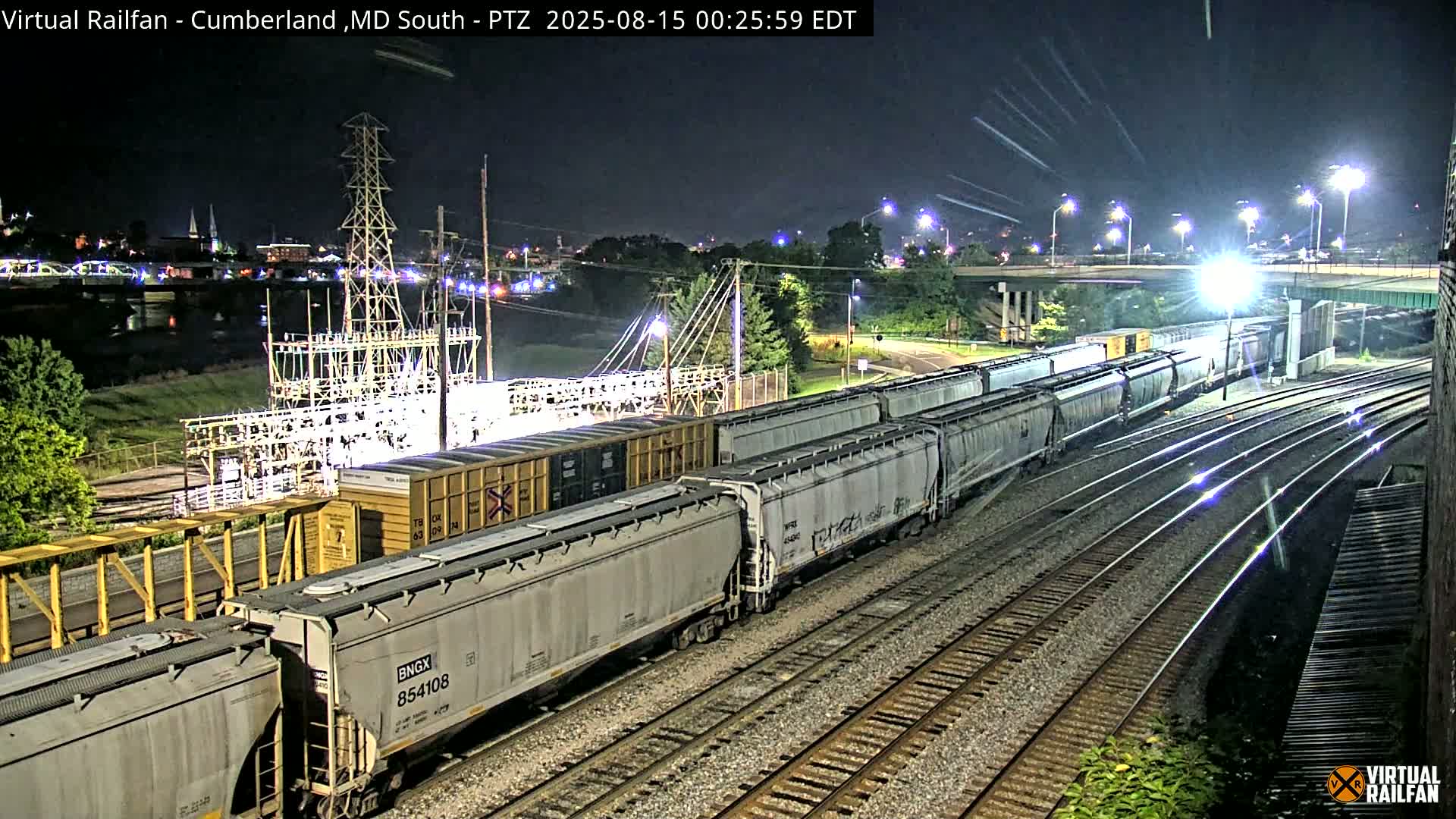 Cumberland City & , Cumberland Train Town  Live Cam - Cumberland, Allegany, Maryland, USA 