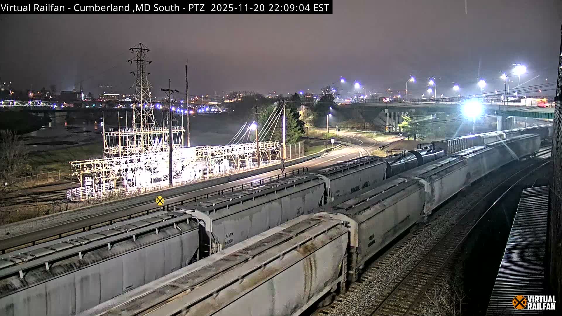 Cumberland City & , Cumberland Train Town  Live Cam - Cumberland, Allegany, Maryland, USA 