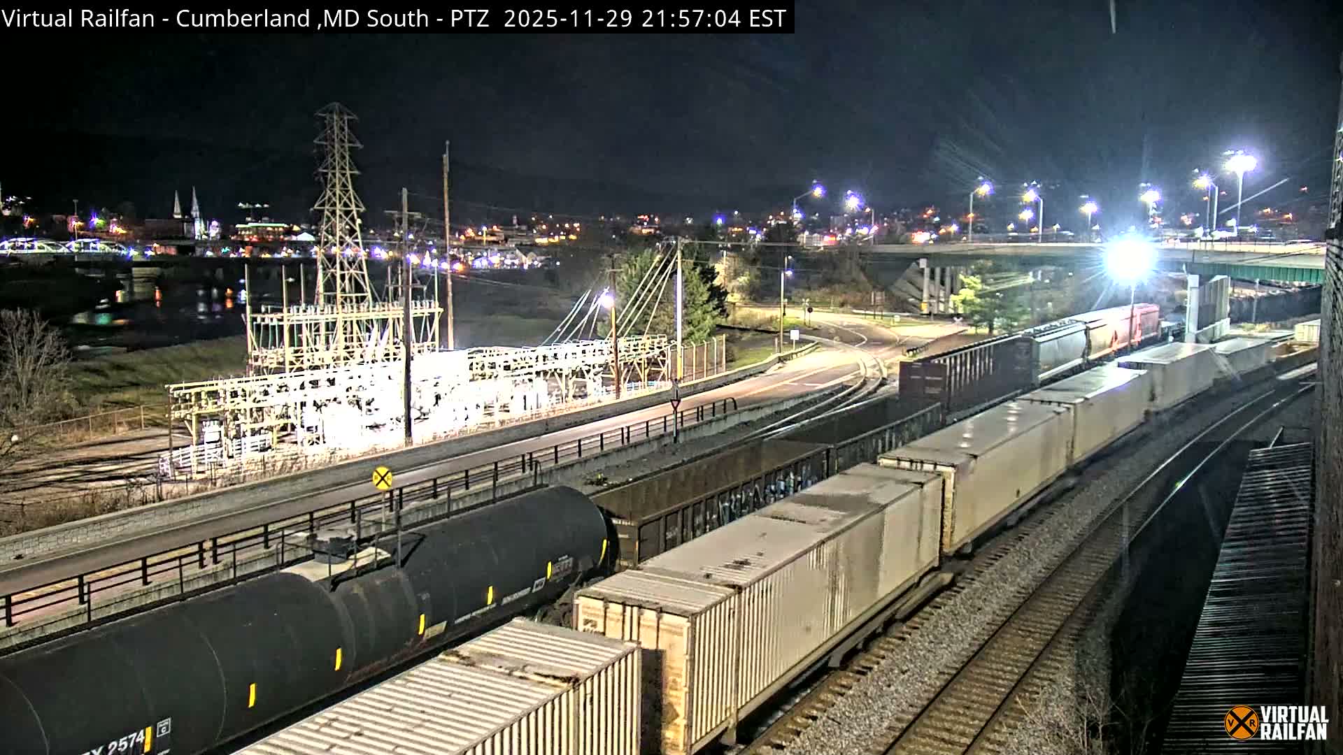 Cumberland City & , Cumberland Train Town  Live Cam - Cumberland, Allegany, Maryland, USA 