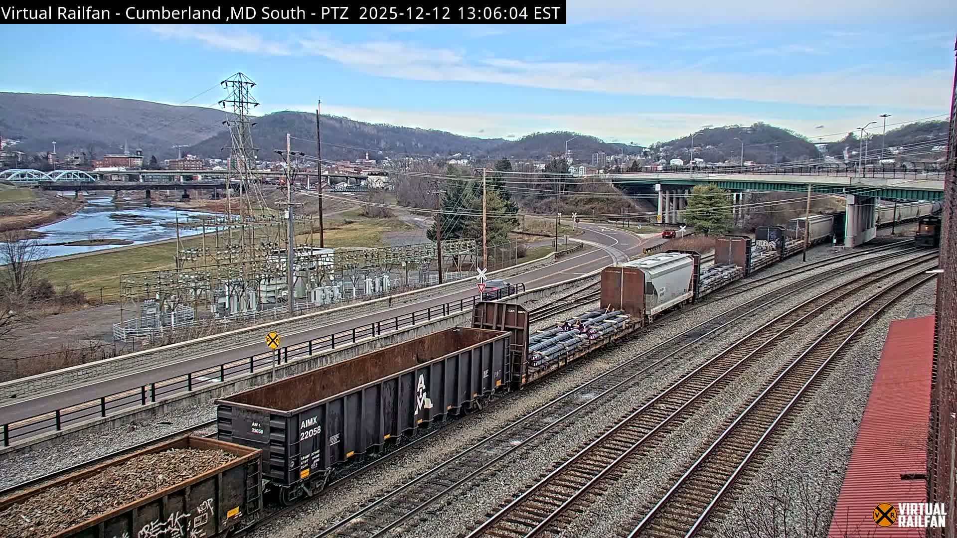 Cumberland City & , Cumberland Train Town  Live Cam - Cumberland, Allegany, Maryland, USA 