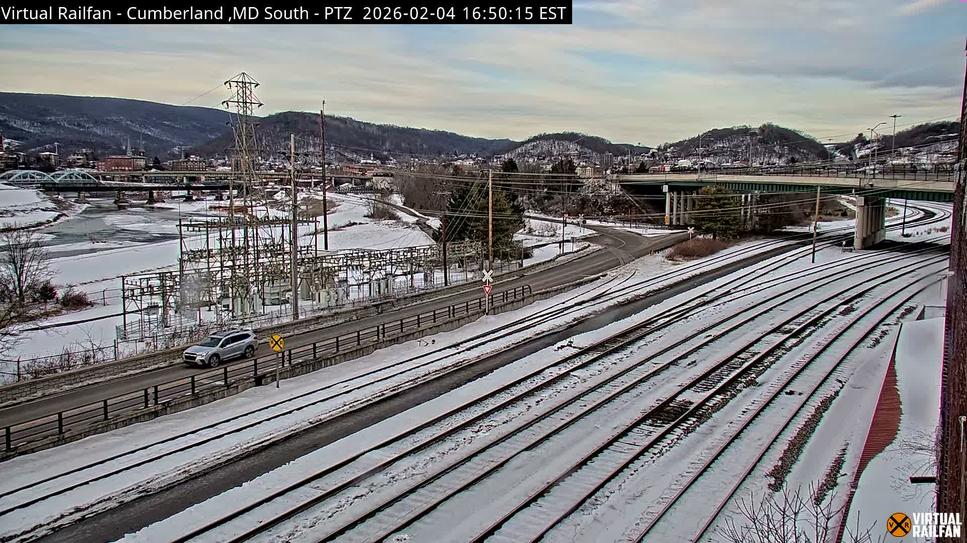 Cumberland City & , Cumberland Train Town  Live Cam - Cumberland, Allegany, Maryland, USA 