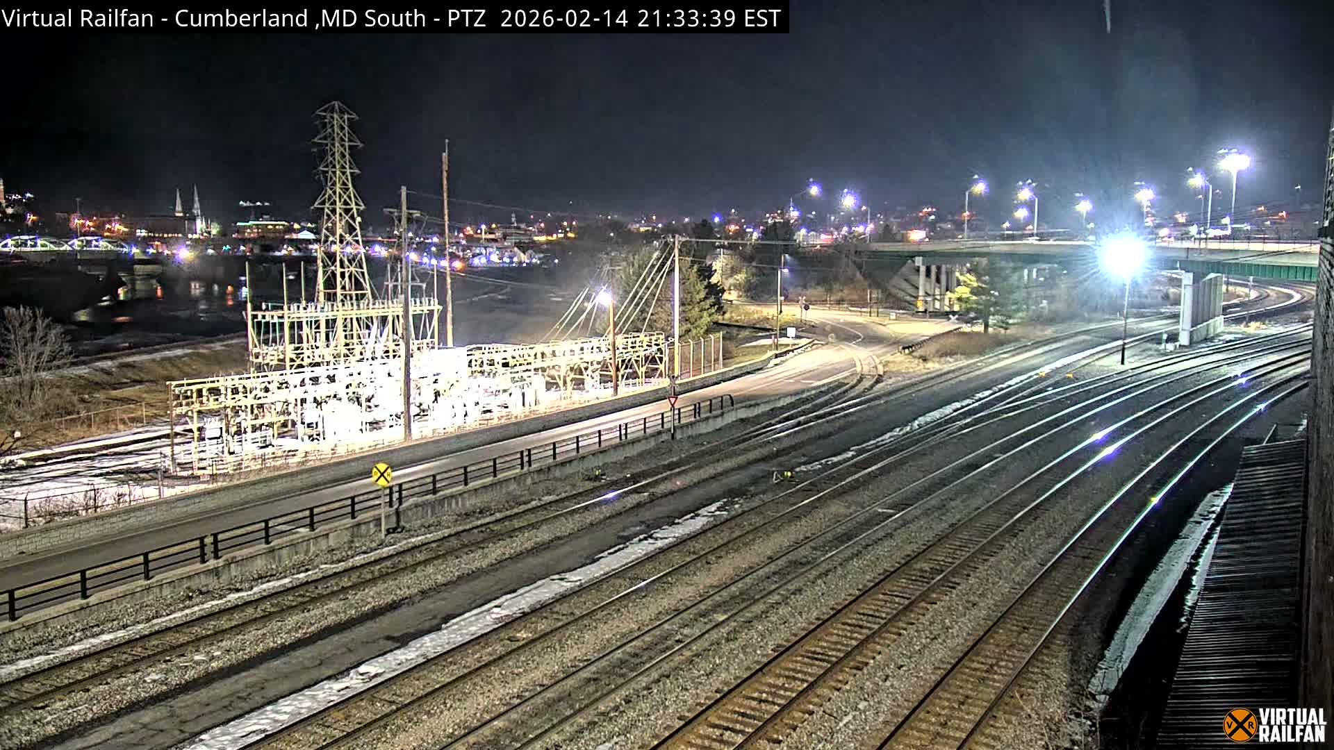Cumberland City & , Cumberland Train Town  Live Cam - Cumberland, Allegany, Maryland, USA 