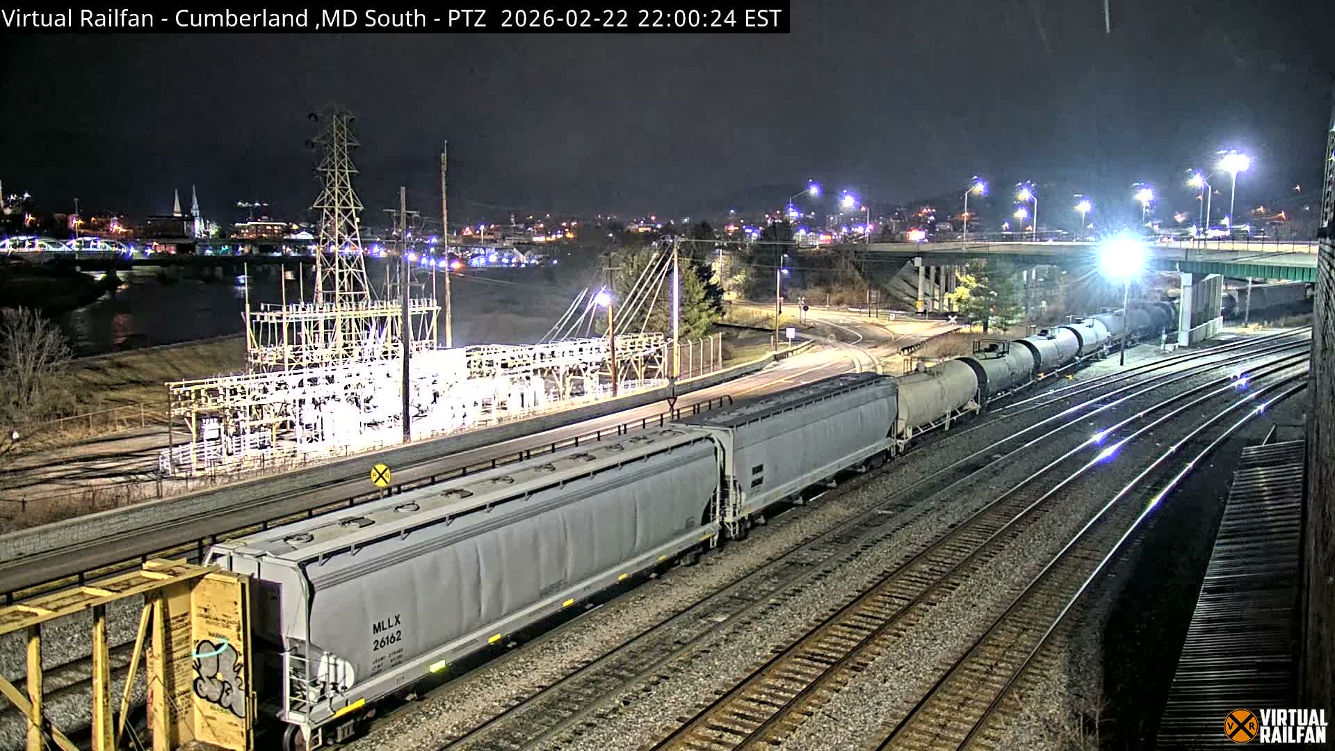 Cumberland City & , Cumberland Train Town  Live Cam - Cumberland, Allegany, Maryland, USA 