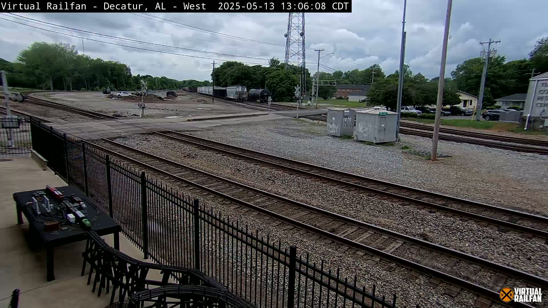 Decatur Nortfolk Southern Railway Depot Junction Live Cam - Decatur, Morgan, Alabama, USA