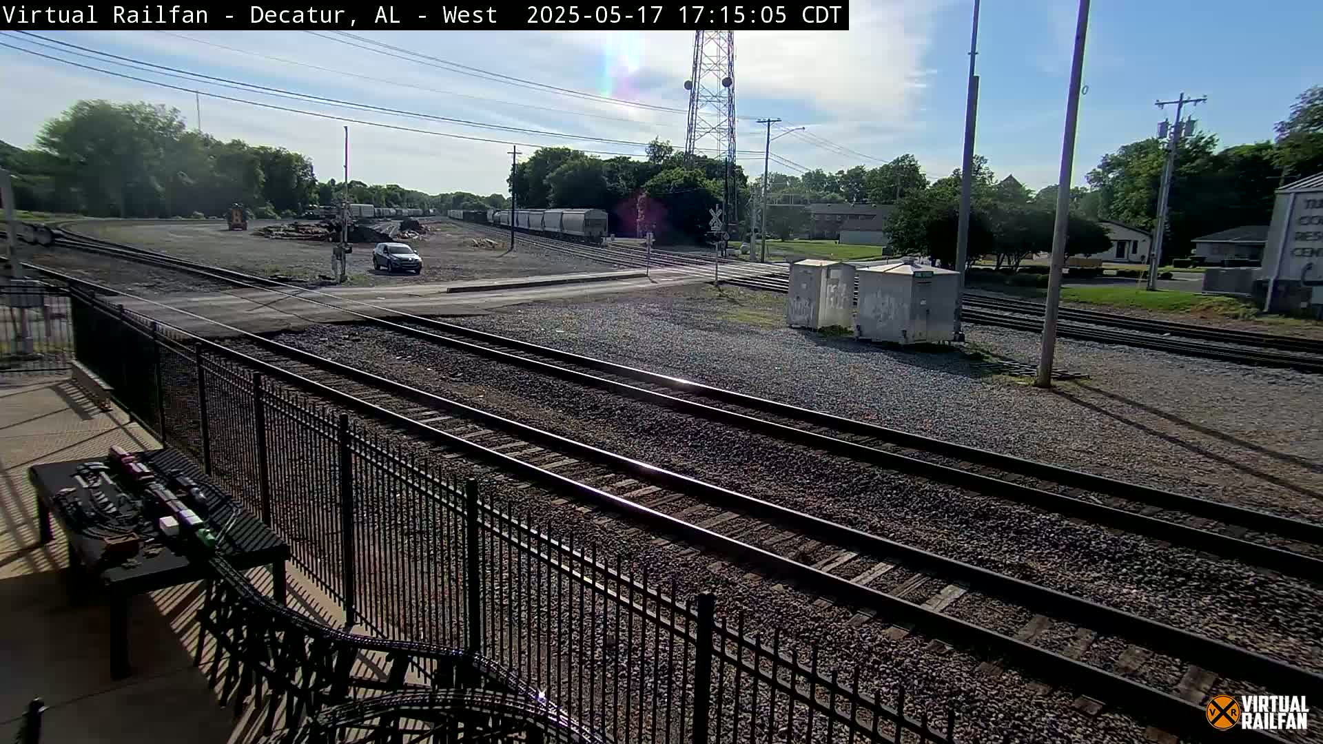 Decatur Nortfolk Southern Railway Depot Junction Live Cam - Decatur, Morgan, Alabama, USA