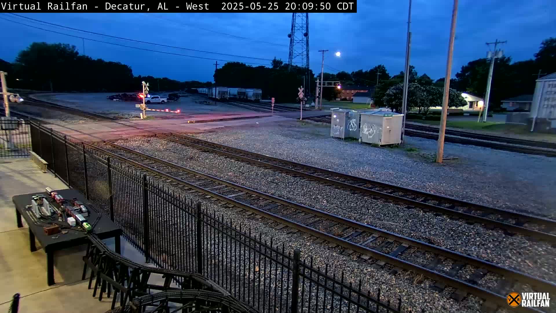 Decatur Nortfolk Southern Railway Depot Junction Live Cam - Decatur, Morgan, Alabama, USA