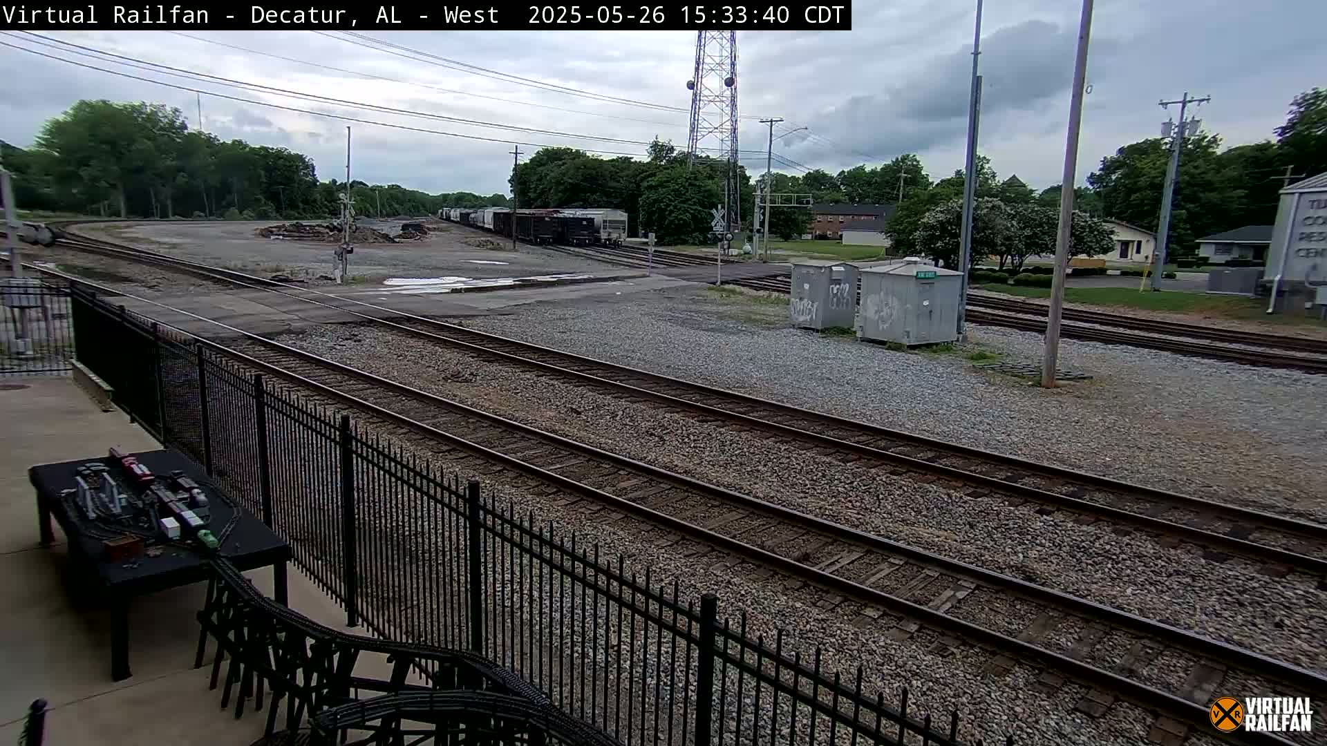 Decatur Nortfolk Southern Railway Depot Junction Live Cam - Decatur, Morgan, Alabama, USA